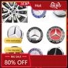 Nytt för Mercedes Benz 4 st 75 mm Bilfälgscenterkåpor Navkåpor Emblem Tillbehör för Mercedes benz AMG C E S GLE CLC Klass W204