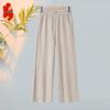 Women's Elastic Waist Straight-Leg Casual Pants