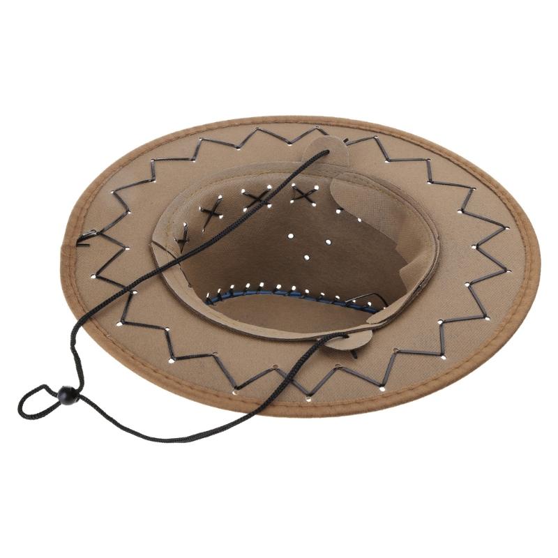 Fashion Simple Kids Cowboy Hat Western Child Cowgirl Hats Halloween & Birthday Costumes Accessories Holiday Decorations