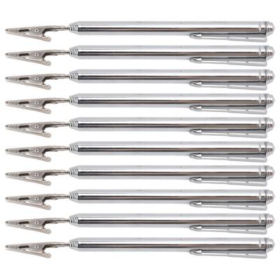 10Pcs Roach Clip Stainless Steel Durable Telescopic Design Wide Application Bracelet Helper Tool