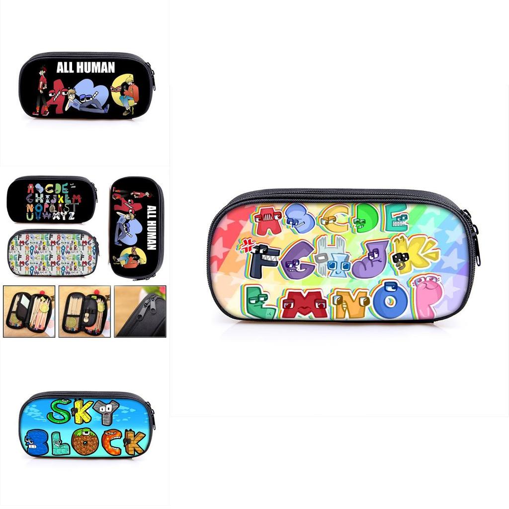 Pencil Case With Alphabet Lore Large Capacity Pouch Bag For Kids