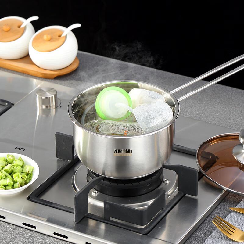 SHENG BI DE Kochgeschirr-Set 3-teilig im koreanischen Stil aus Edelstahl