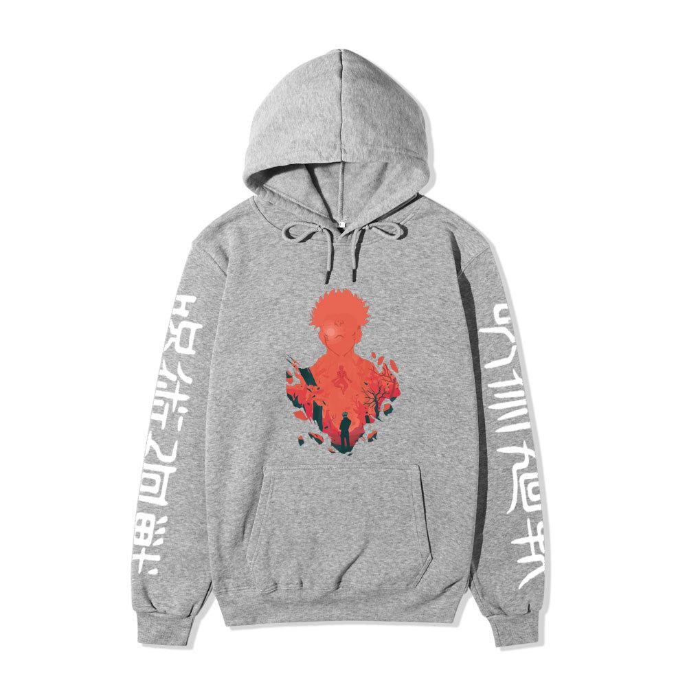Jujutsu Kaisen Satoru Gojo Anime Graphic Hoodie Unisex Winter Fleece Lined Warm Hooded Sweatshirt Men Women Daily Casual
