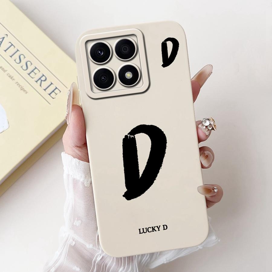 For Honor X8 X8a Case for HonorX8 4G X 8 A CRT-LX1 Soft Silicone Phone Coque Letter Painted Shockproof Protective Fundas Cover