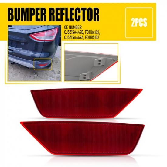 

Pair Rear Bumper Reflector Light Lamp Left&Right For 2013 2018 Escape SEL V