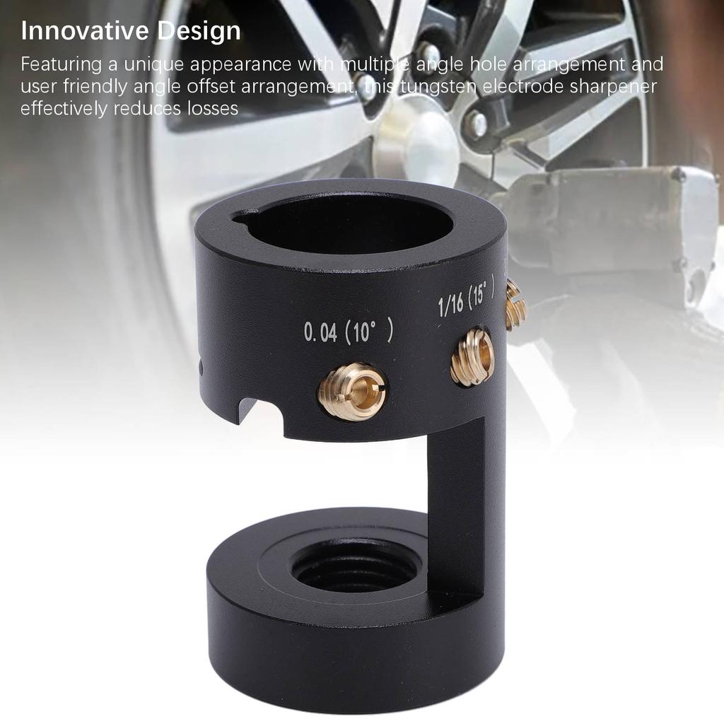 Wolfram Elektrodenschleifer Mehrwinkelbohrungen Elektrodenschleifer mit 5 Stück 25mm Diamantscheiben