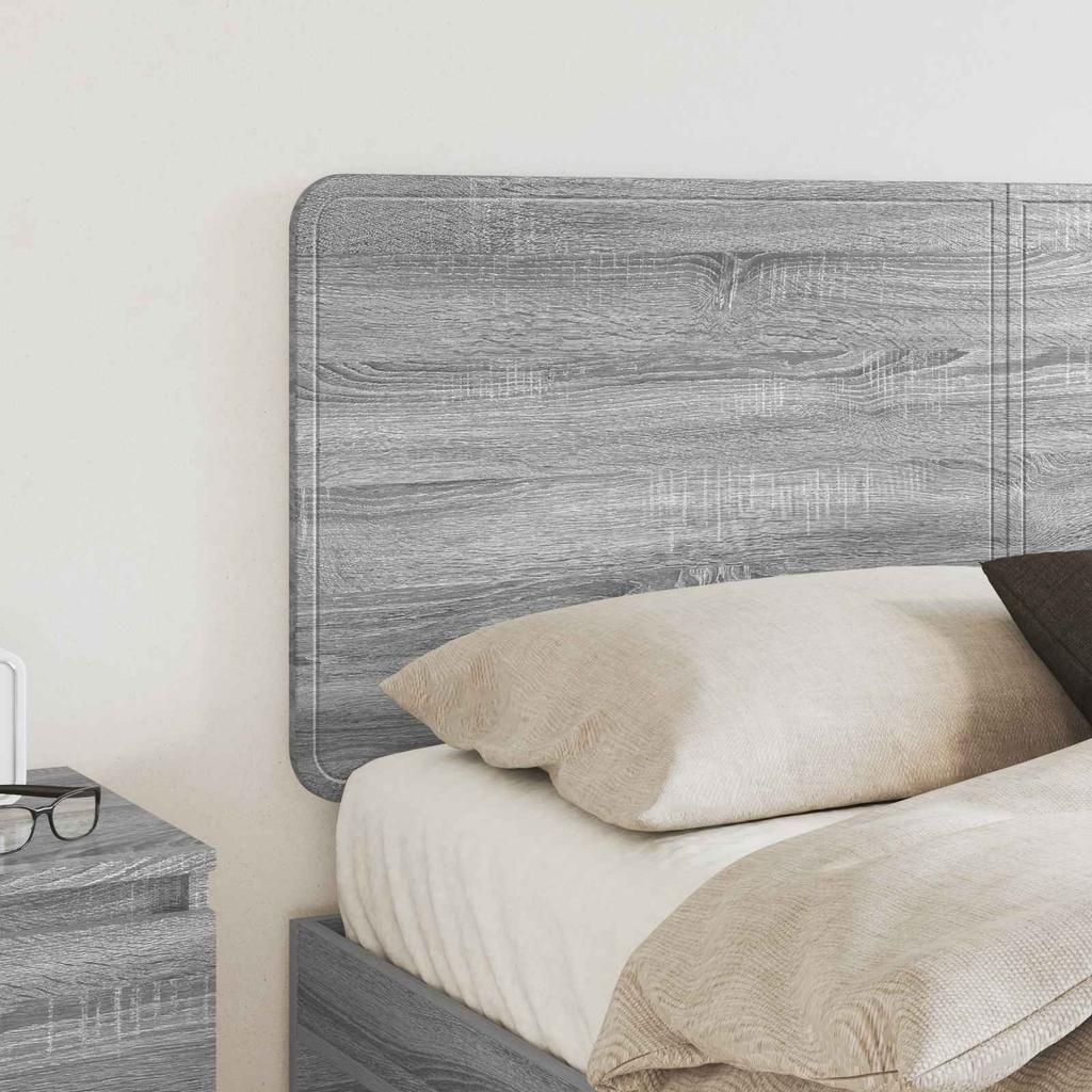 Headboard Grey Sonoma Wood Based Material