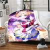 1pc Blanket Sailor Moon1 Print Design, Lightweight Blanket for Sofa, Bed- Soft &Warm, Gift for All Seasons like Christmas, Halloween