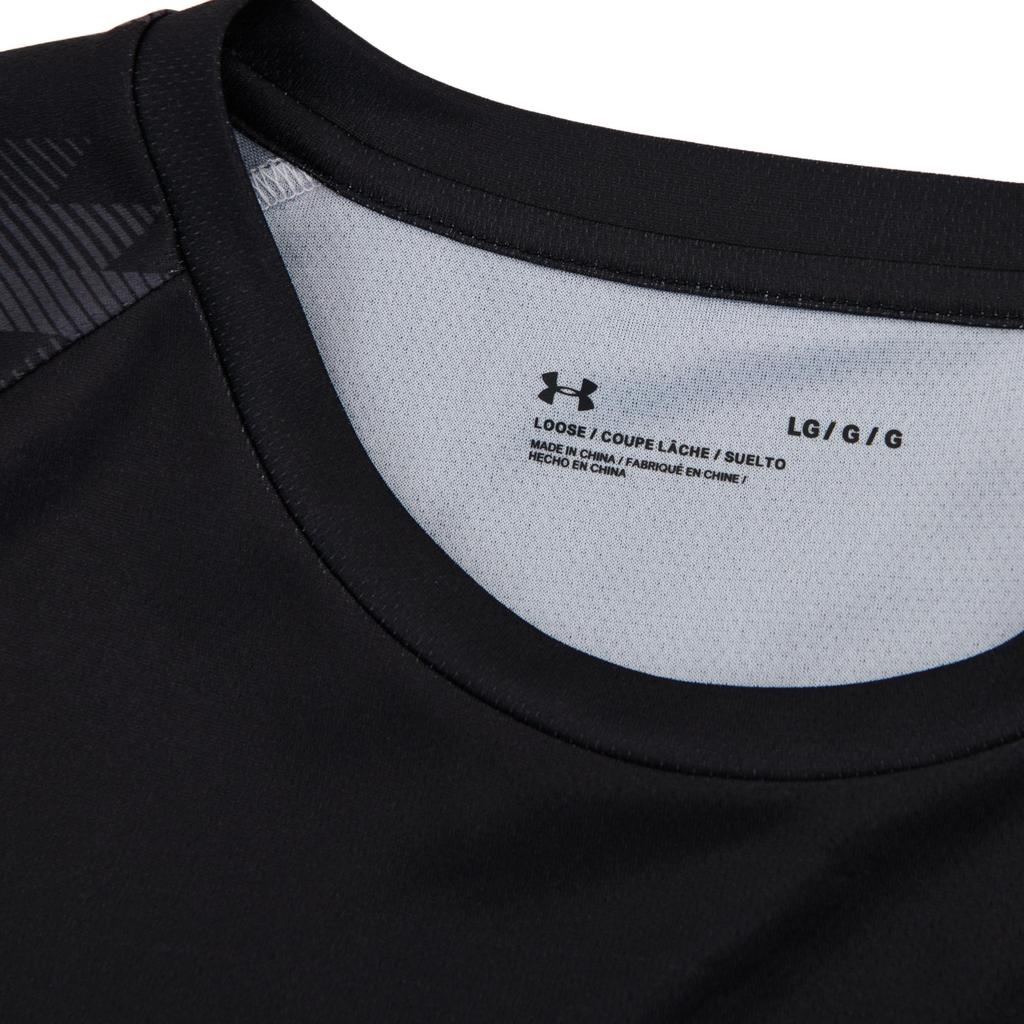 Under Armour Outdoor Sports Comfortable Casual Breathable Short Sleeve T-Shirt Unisex Tops Black 25500524-001