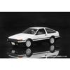 PLATZ/MONO 1/32 Scale Automobile Kit Toyota Sprinter Trueno AE86 High-Tech Two-Tone (White & Black) Pre-Colored Plastic Model Kit MN01 (Car)