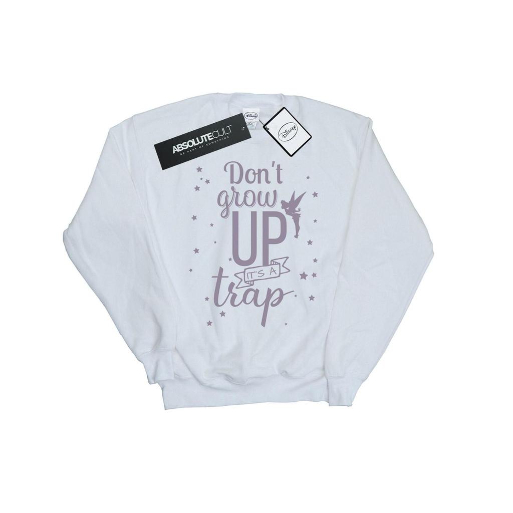 Disney Womens/Ladies Tinker Bell Don´t Grow Up Sweatshirt