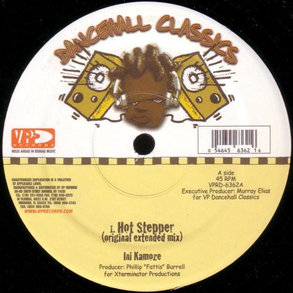 

12inch Record INI KAMOZE - Hot Stepper / Stepper Version VPRD6362 VP Records 2000 US Dance & Electronica Used