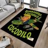 Trump Crocodile Bomber Carpet For Playroom Bedroom Living Room Sofa Home Decorkids Game Area Rug Nonslip Floor Mat