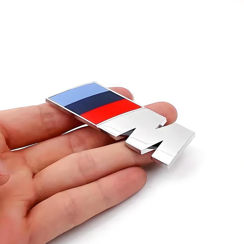 

BMW M ABS Car Fender Side Emblem Rear Trunk Badge M Logo Sticker For M3 M5 M6 X3 E46 E90 F30 G20 E36 E34 X6 G20 G30 Accessories 4.5x1.5cm