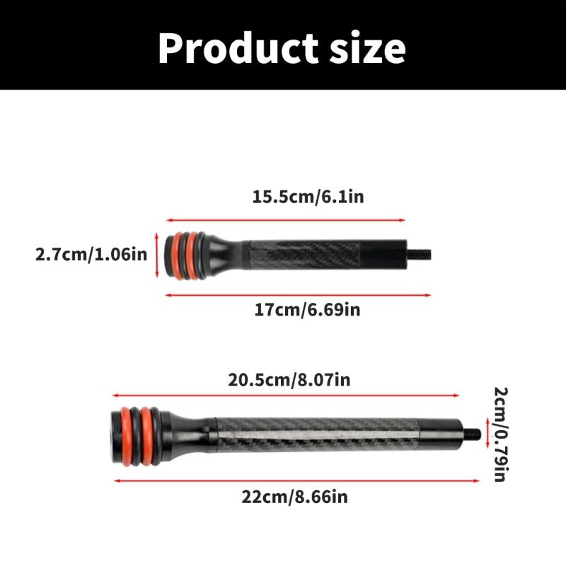 Carbon Stabilizer Balance Rod Compound Bows Stabilizer Rod Damping Rod Shock Absorption Shootings Accessories Enduring
