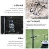 Outdoor Camping Light Hook Stainless Steel Camping Lantern Hanger Non Slip Tent Light Hanger Hook Bird Feeder Pole Hook S Shape