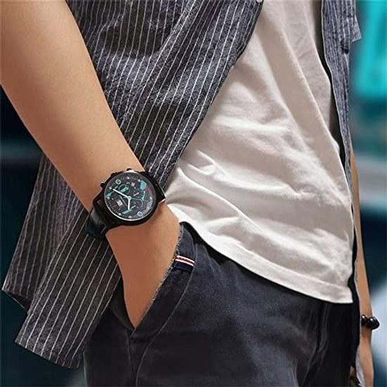 Wristwatch quartz watch waterproof lightweight multifunctional stylish design popular anime character goods commuting school outdoor accessory (MEIKO)