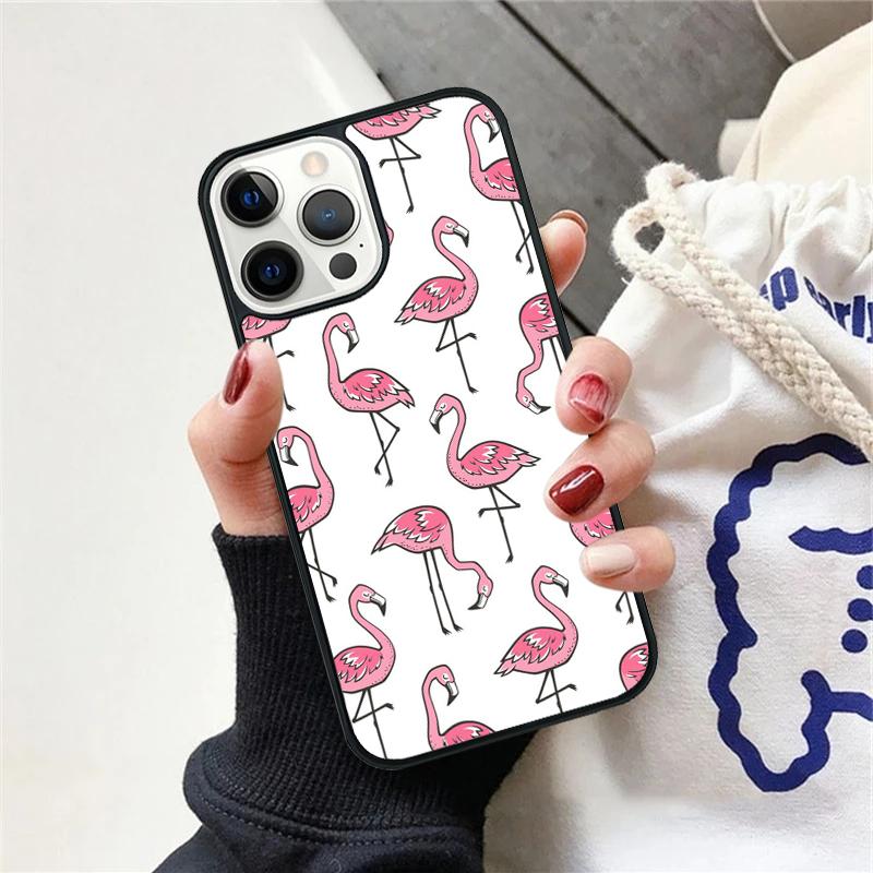 Flamingo Phone Case Cover For iPhone 17 Air 12 Plus Max for iPhone 17 Air 15 16 11 13 14 Pro Max Fundas