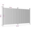 Fence Panel Brown 353 X 186 Cm WPC