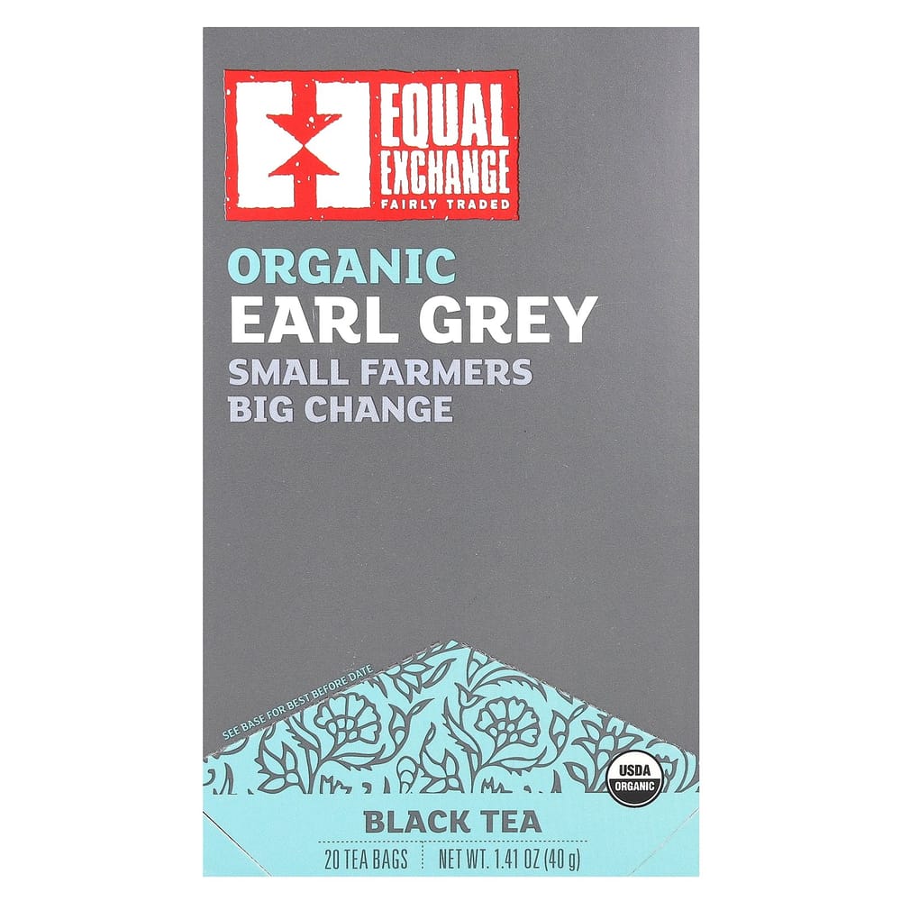 iHerb Equal Exchange Earl Grey Black Tea 20 Tea Bags 40g (1.41oz)