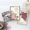2Pcs/Set Rose Flower Metal Cutting Dies Stencils Die Cut for DIY Scrapbooking Album Paper Card Embossing