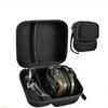 Durable and Portable EVA Material Professional Shooting Protective Earmuff Bag, Lightweight Black Noise-reducing Earmuff Storage