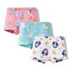 Girls' Pure Cotton Cartoon Boxer Briefs - Breathable School Shorts