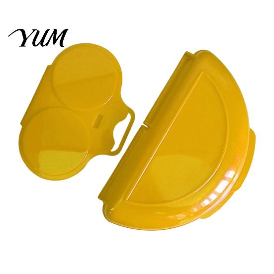 Quick Egg Boiler for Home 2Pcs/Set Poacher Omelet Pan, Plastic Non-Stick Breakfast Poaching Mold Cooker, Microwave Maker Easy Cooking Kitchen Gadgets