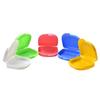 30Pcs Denture Box Tray Case Dental Orthodontic Retainer Color Tray Storage Box Plastic Teeth Container False Teeth Protective