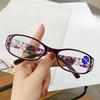 Women'S Color Printed Elderly Glasses Elegant And Comfortable Hd Anti-Blue Light Reading Glasses Fashion Goggles Diopter To +4.0