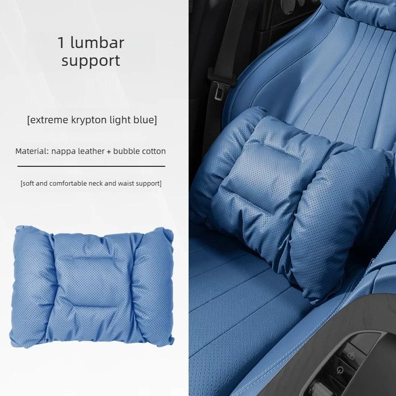 For Zeekr 001/007/009/X/7X Headrest Waist Support Car Neck Pillow Waist Support Cushion Waist Protection Car Accessories Tools