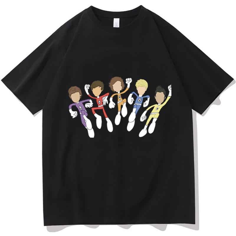 Summer Men T-Shirt Anime Vintage Tshirts 100% Cotton Graphic Print Short Sleeve Hip Hop Streetwear Unisex Oversized Tees Tops