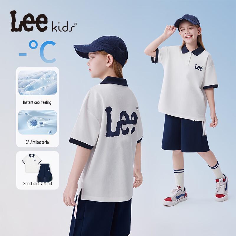 Lee Kids  5A Cooling Anti-Bacterial Polo Sport Set 160