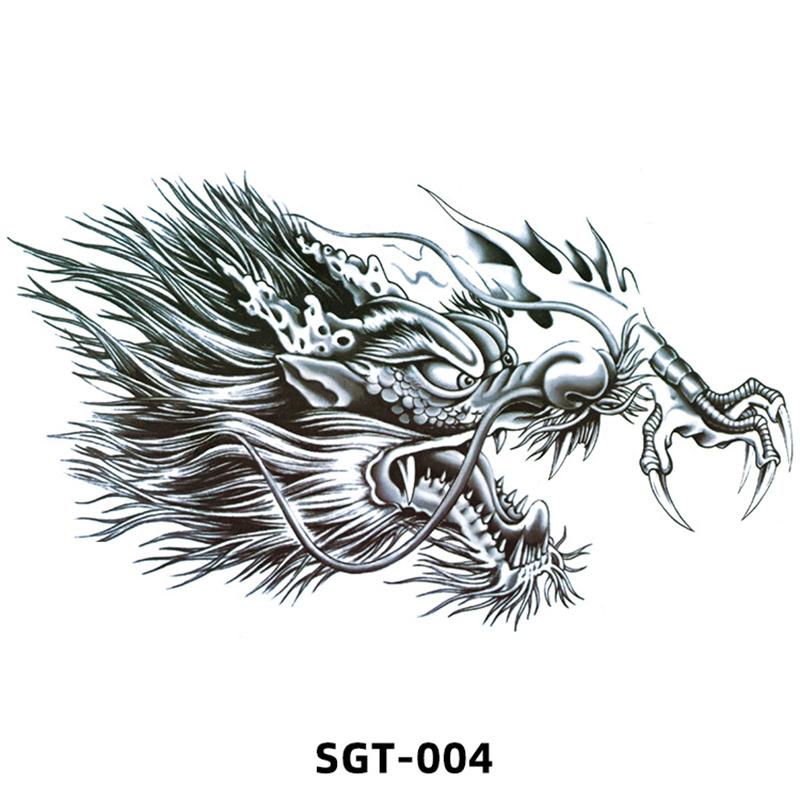 Temporäre Tattoo-Aufkleber, wasserdicht, für Körper, Schulter, Brust, Arm, Kunst, gefälschte Tattoos