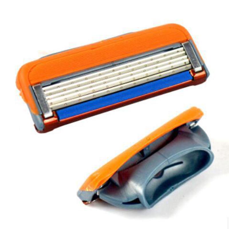 8pcs Gillettee 5 Layer Shaver Razor Blade For Men Manual Face Care Safety Shaving Blades