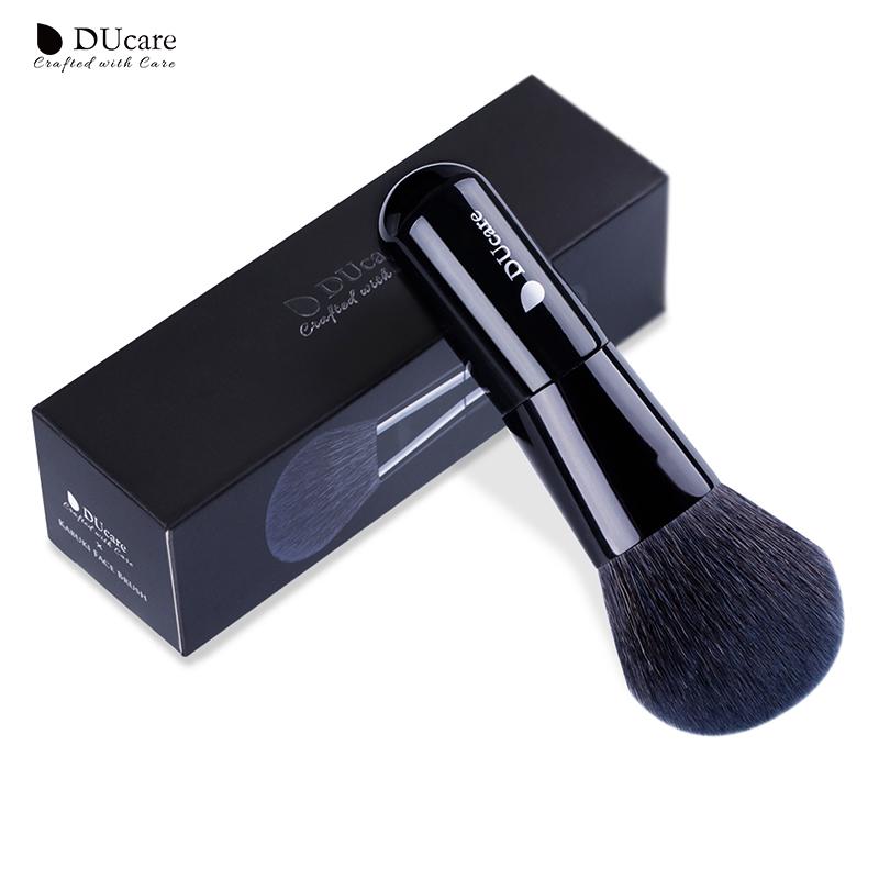 DUcare Štětce na make-up Profesionální štětec na make-up Černý štětec na make-up Pudr štětec na obličej s krabičkou Štětce na make-up Krása Základní nástroje
