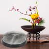 Japanese Style Round Kenzan Flower Arrangement Holder Needle Arranging Tool AccessoriesStainless