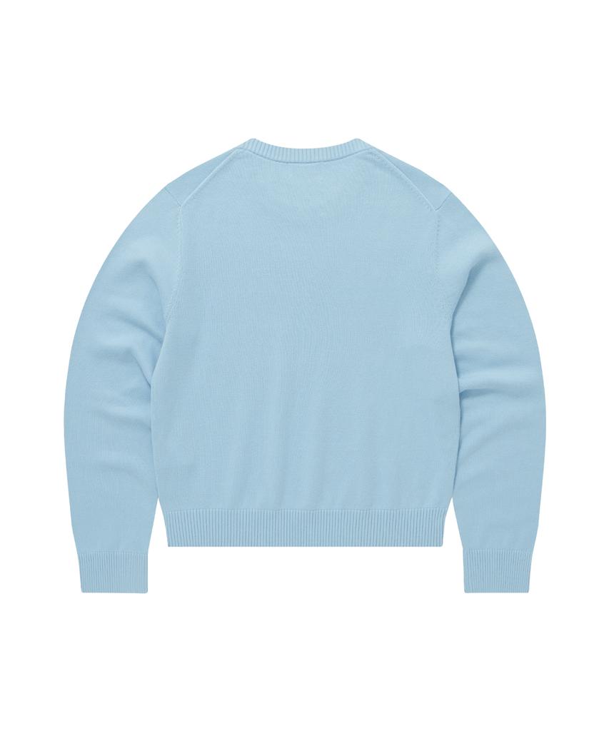 COVERNAT WOMAN Cooper Logo Knit Sky Blue