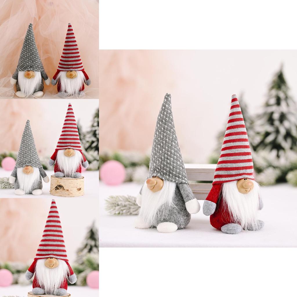 Santa Claus Christmas Figure With Handmade Craft For Seasonal Home Decor