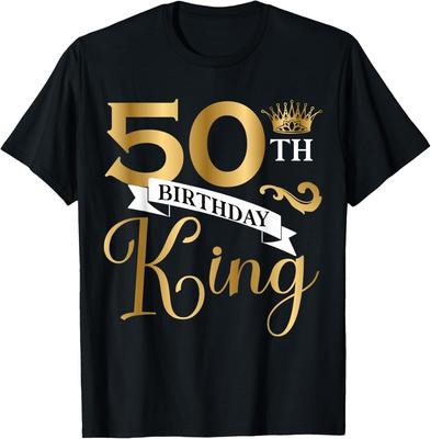 50 Year Old Birthday King Husband 50th B-Day Family Matching T-Shirt Unisex T-Shirt