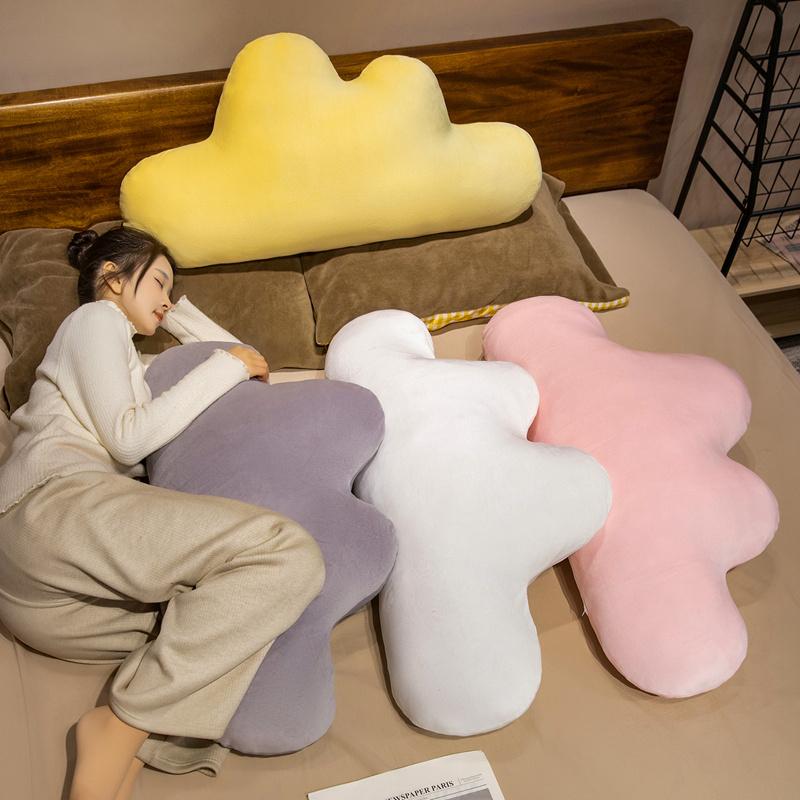1Pc Giant New Style Kawaii Cloud Plush Pillow Soft Sofa Cushion Lovey Smile Cloud Stuffed Plush Toys For Children Girls Gift