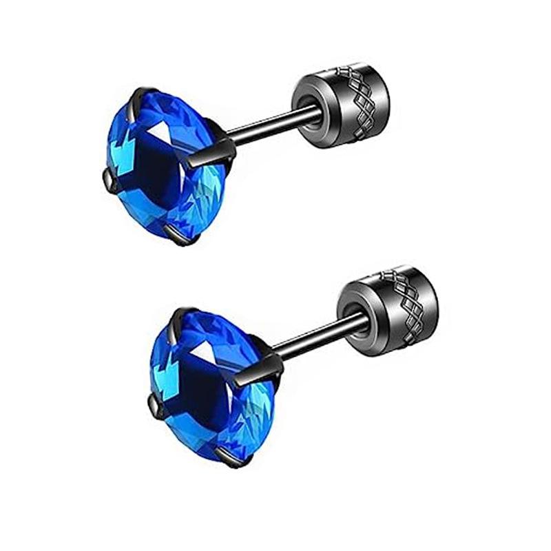 

Темперамент Простой Несколько проколов ушей Мужчины и Женщины Антиаллергенный Пирсинг хряща уха Маленький Сотня с Серьгами Blue Zircon 1 pair