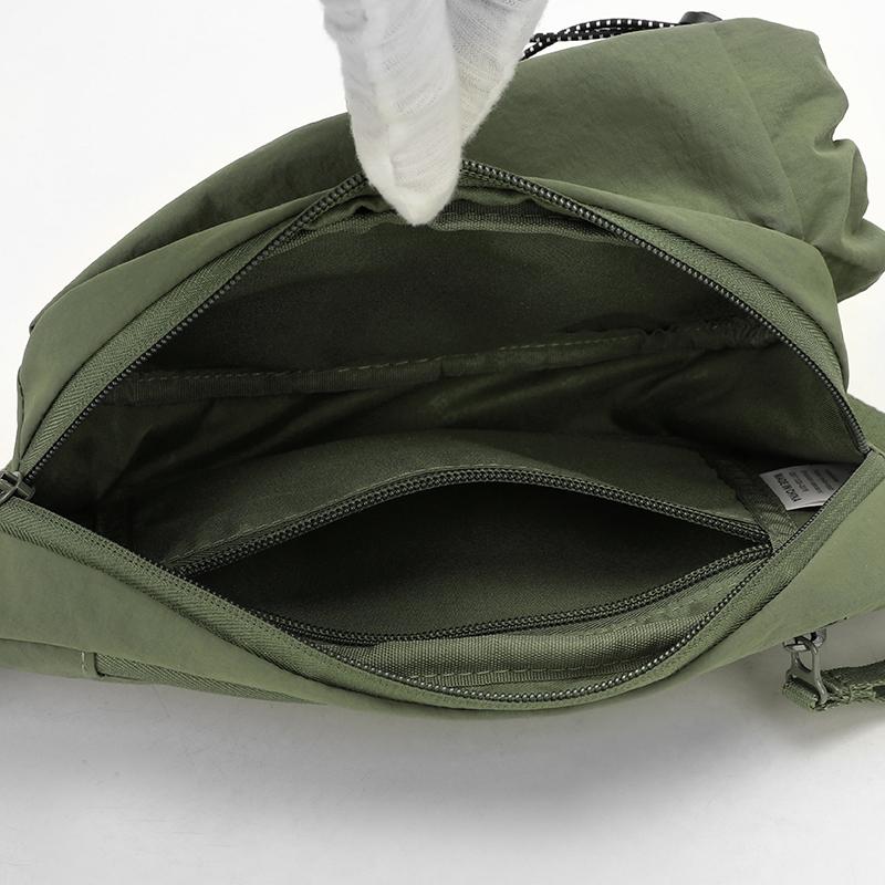 Men's Outdoor Waist Bag Water Kettle Bag Solid Color Mobile Phone Bag Chest Bag Crossbody Bag