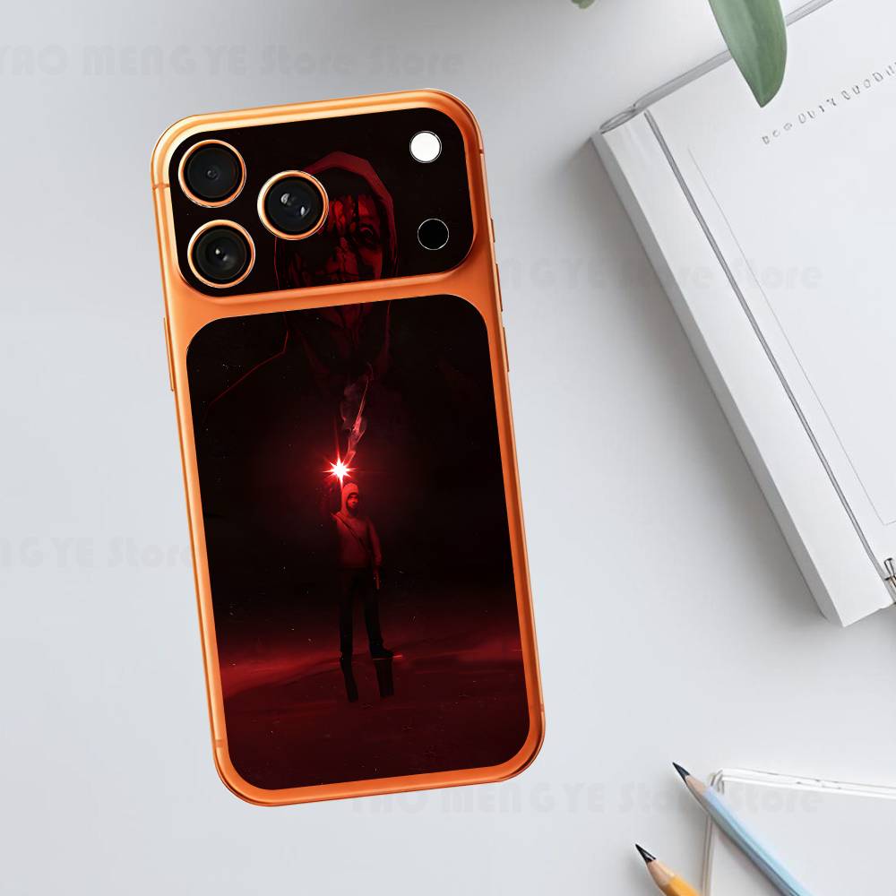 Игровой C-Cry of Fear Обычная наклейка-скин для IPhone17 Pro ProMax Задняя пленка Чехол Обмотка Антицарапающая Прочная наклейка 17P