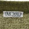 FAICARO 80s 90s Made in Italy Wool Blend Old Long sleeve sweater 48 knit Men's Used