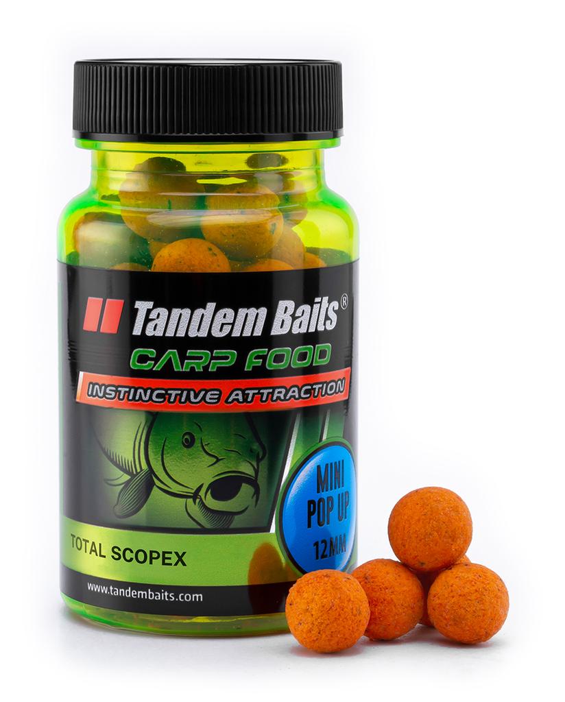 Carp food perfection mini pop-up kulki pływające 12mm/30g total scopex