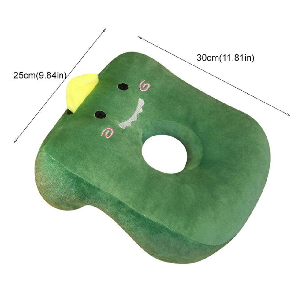 Hollow Hole Plush Nap Pillow Cartoon Neck Support Nap Accessories Sleeping Pillow Students