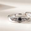 Yunjin, Angel and Devil Couple Ring, Male and Female Pair of Index Finger Ring, Niche Personality Wings Open Ring
