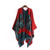 European American Street Style Camouflage Split Warm Shawl Scarf