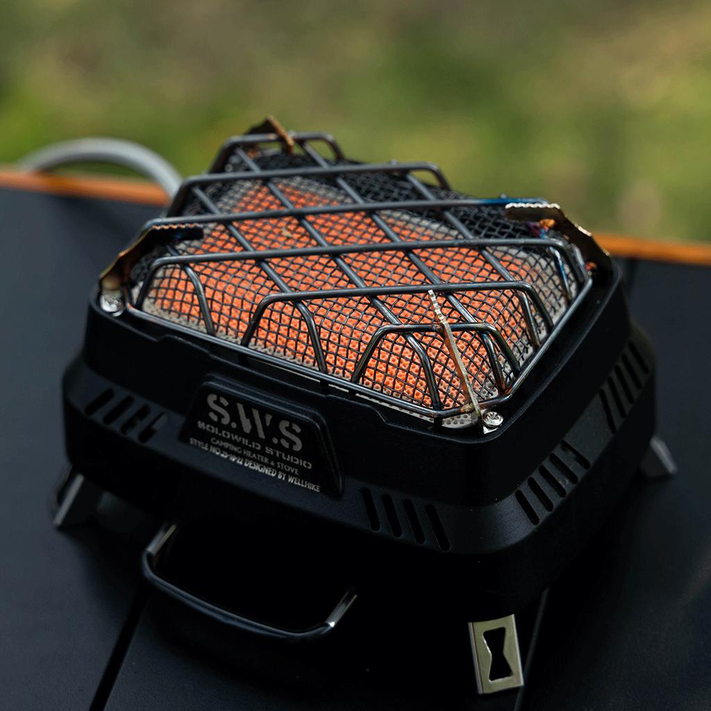 Portable Mini Dual-purpose Camping Stove Head Camping Gas Stove for Tent Ice Fishing
